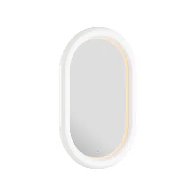 afbeelding voor Illuminated Mirror - With Ceramic Frame - Liquid Series - VitrA