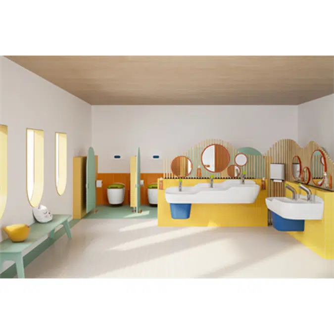 Wash Basin - 125cm - Sento Kids Series - VitrA