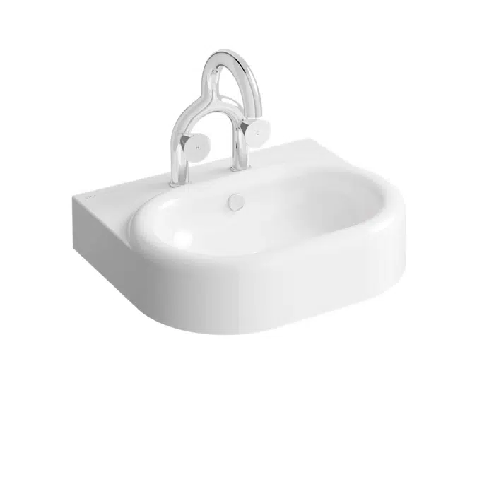 WashBasin - 60cm - Wall Hung - Liquid Series - VitrA