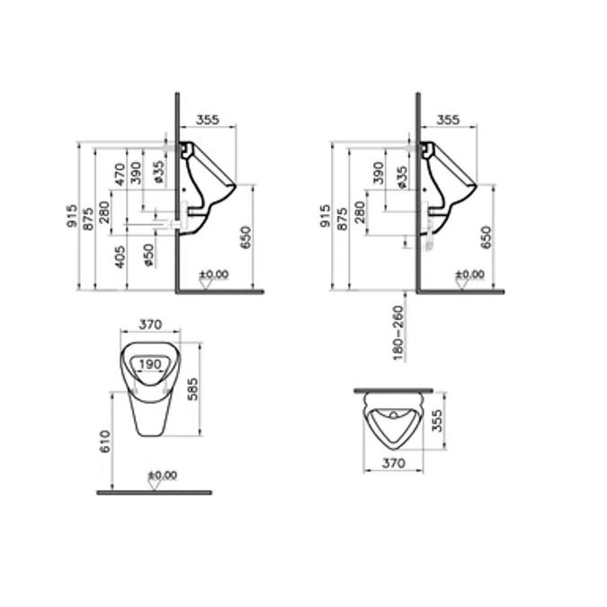 Urinal-BackWaterInlet-VitrA