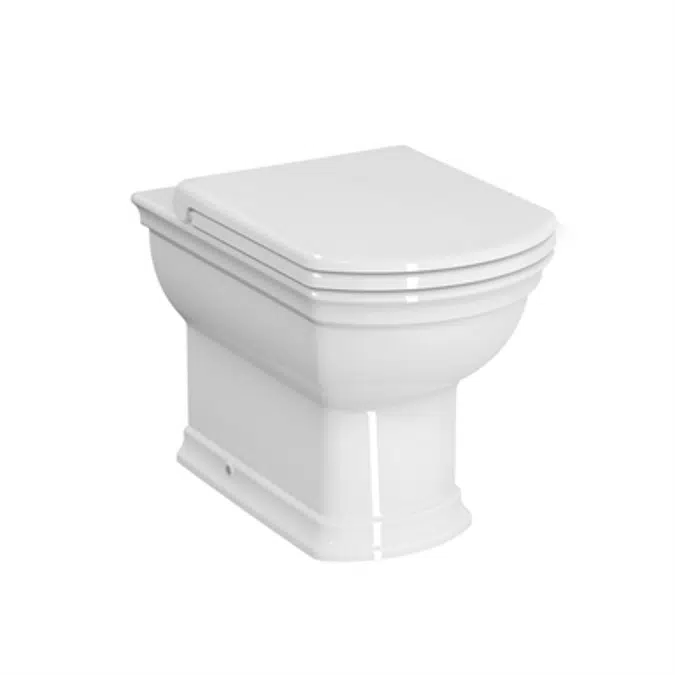 WC Pan - Floor Mounted - Back to Wall Single WC Pan - Serenada Series - VitrA