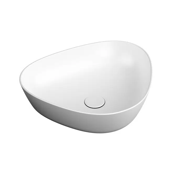BIM objects - Free download! Wash Basin - Triangular Low Bowl - 45cm ...