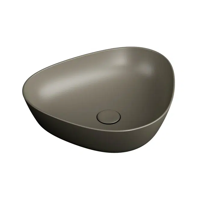 BIM objects - Free download! Wash Basin - Triangular Low Bowl - 45cm ...