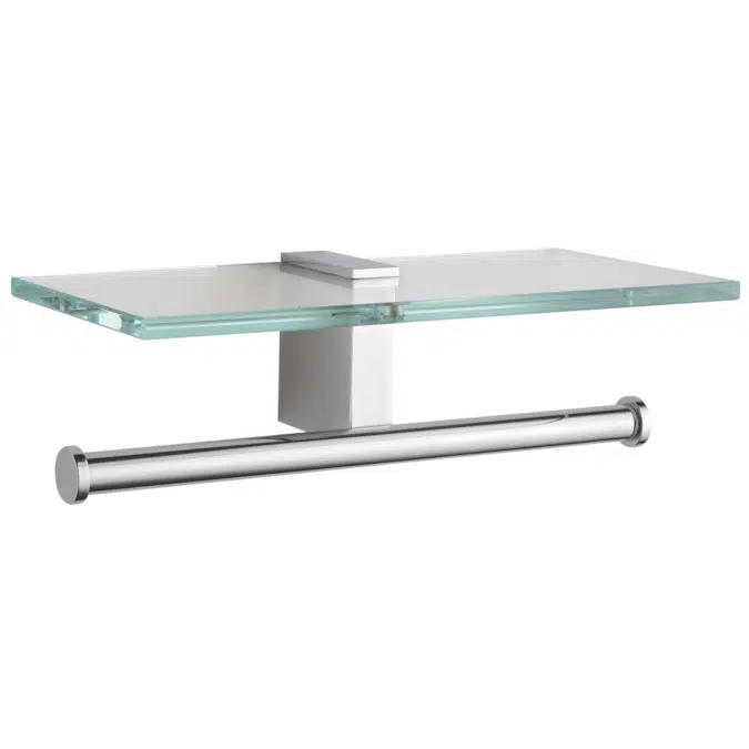 Roll Holder - Double Toilet Roll Holder and Shelf - Diagon Series - Vitra