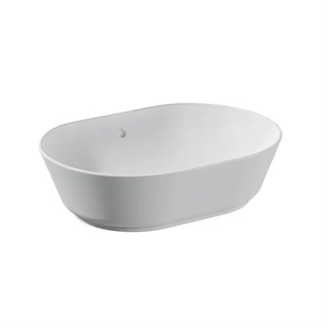 Wash Basin - Counter Top - Oval Bowl - 55cm - Without Tap Hole - Geo Series - VitrA