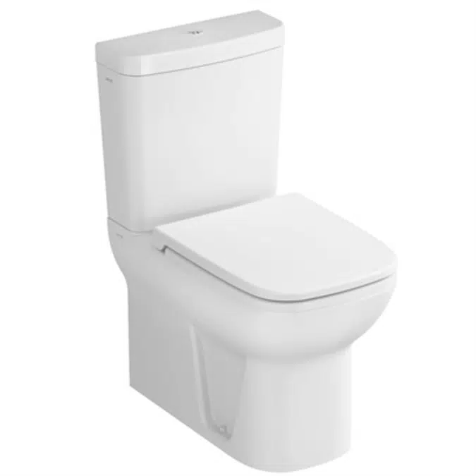 WC Pan - 62cm - Back To Wall - Close Coupled WCPan With Universal Outlet - Floor Mounted - S20 Series - VitrA