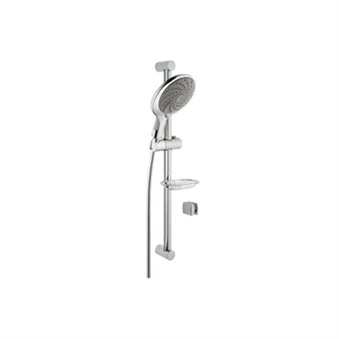 Shower Head - Sliding Handshower Set - Samba 5f - Shower System - VitrA