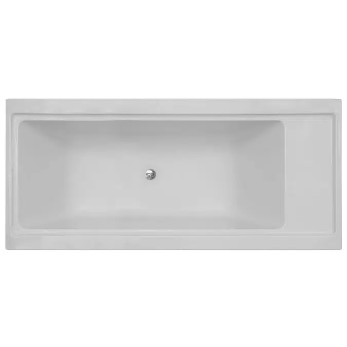Bathtub - 200x90cm - Pure - Rectangular Double Ended Bathtub - 4 Life Series - VitrA