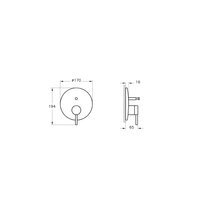 Bath&Shower Mixer - OriginSeries - VitrA