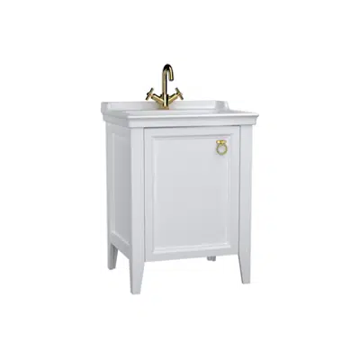 Image for Washbasin Unit - 65cm - With Doors - With Vanity Washbasin - One Faucet Hole - Valarte Series - VitrA