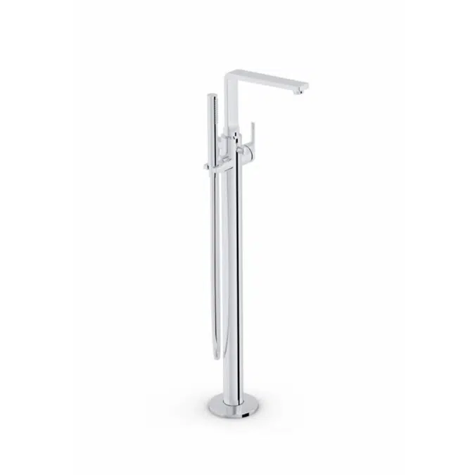 Bath Mixer - Bathtub Faucet - From Floor - With Hand Shower - Suit L Series - VitrA