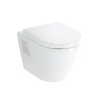 Image for WC Pan - Wall Mounted - Wall Hung - 54cm - With Side Hole - İntegra Series - VitrA
