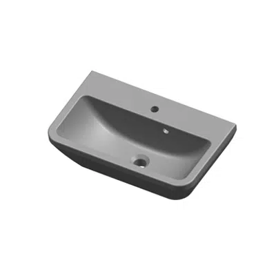 Image for Wash Basin - Wall Mounted - 60cm - Narrow Basin - With Overflow Hole - İntegra Series - VitrA