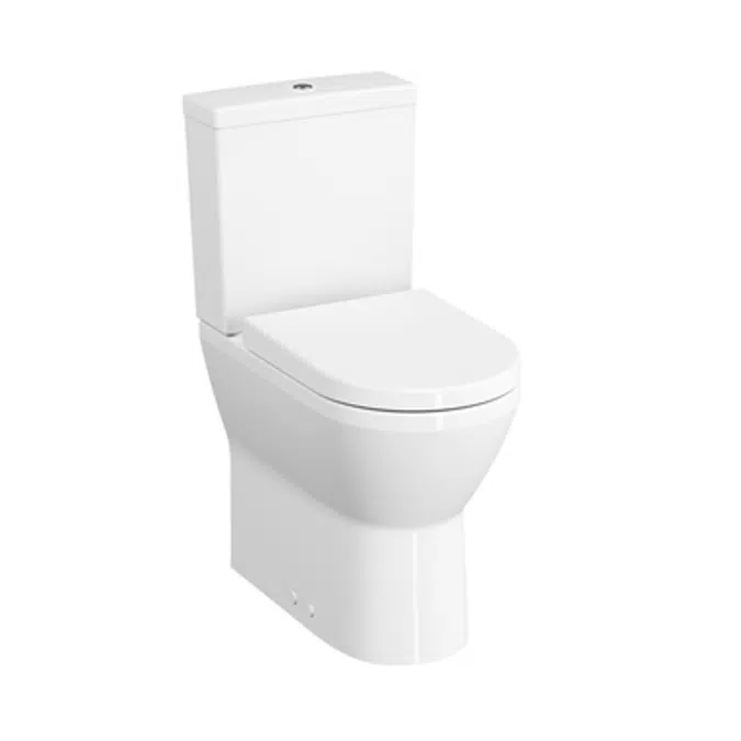 WC Pan - Rim Ex - Close Coupled WC Pan - Back To Wall - 62cm - Floor Mounted - integra Series - VitrA