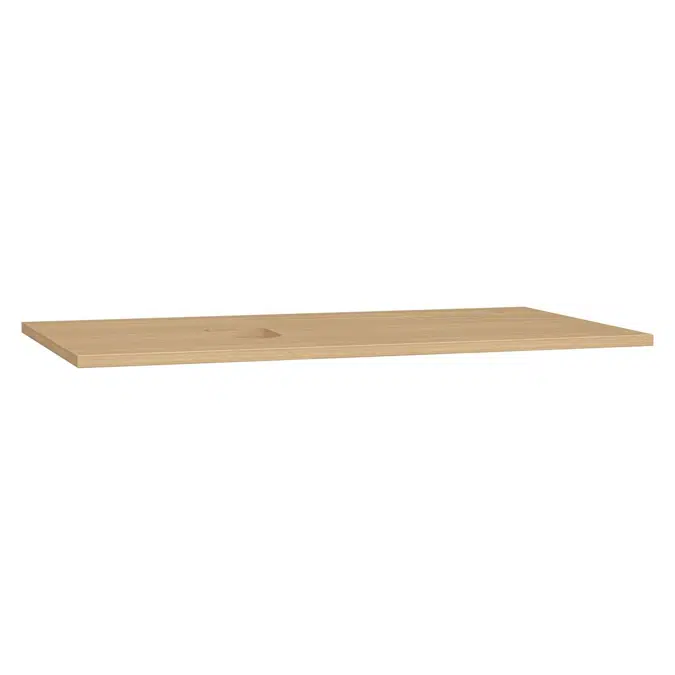 Countertop - 90cm - Wooden Top Counter - Left - Origin Series - VitrA
