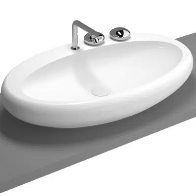 Obrázek pro Wash Basin - Countertop - 85cm - Oval Bowl - İstanbul Series - VitrA