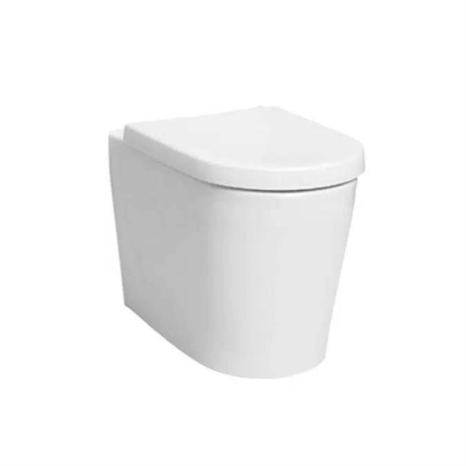 WC Pan - Floor Mounted - 57cm - Without Bidet Pipe - Nest Series - VitrA