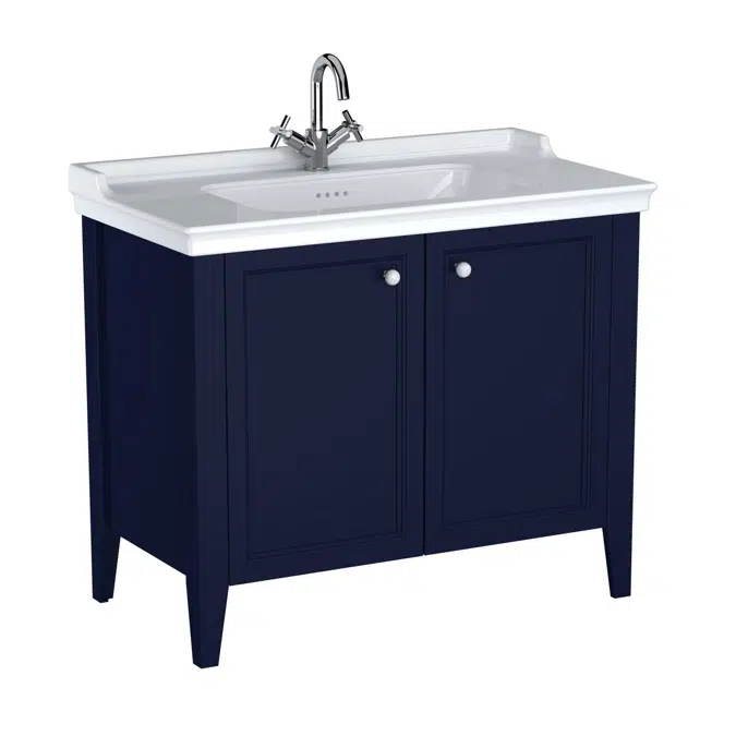 Washbasin Unit - 100cm - With Door - 1 Tap Holes - Valarte Neo Series - VitrA