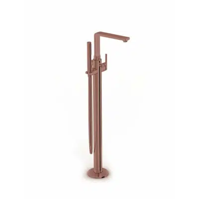 Image pour Bath Mixer - Bathtub Faucet - From Floor - With Hand Shower - Suit L Series - VitrA