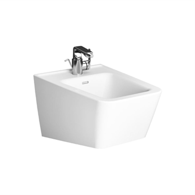 Objetos BIM - ¡Descarga gratis! Bidet - Wall Mounted Bidet - Equal ...