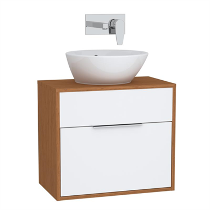 BIM nesneleri Ücretsiz indirin! Washbasin Unit 60cm With 1 drawer