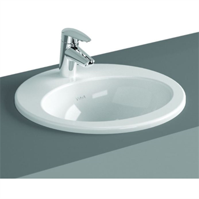 BIM objects - Free download! Wash Basin - Countertop - 53cm - S20 ...