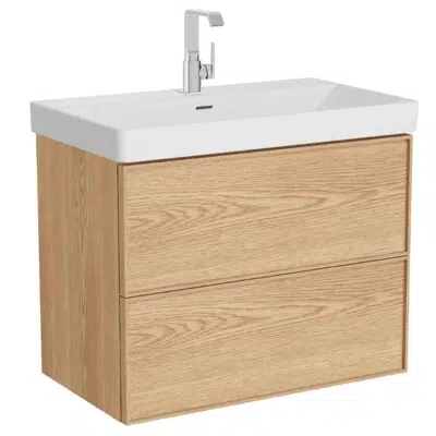 画像 Washbasin Unit - 80cm - With2Drawer - Metropole Edge Series - VitrA