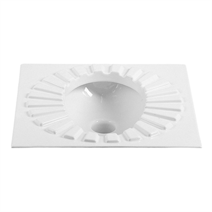 BIM objects Free download! WC Squatting Pan 60x60cm Arkitekt