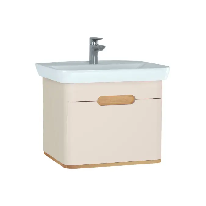 BIM objects - Free download! Washbasin Unit - 65cm - With 1 Drawer ...