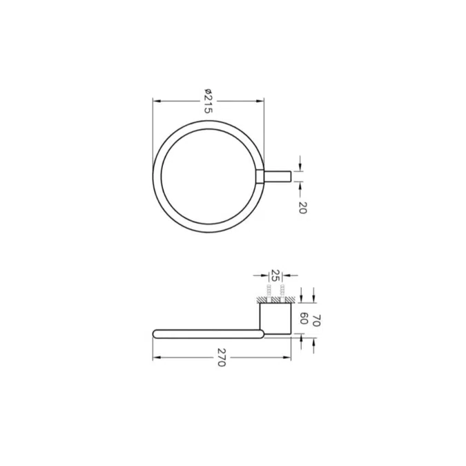 Towel Ring - Diagon Series - VitrA