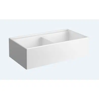 Sink - 37" - Double Bowl Workstation Sink - Symmetric - VitrA 이미지