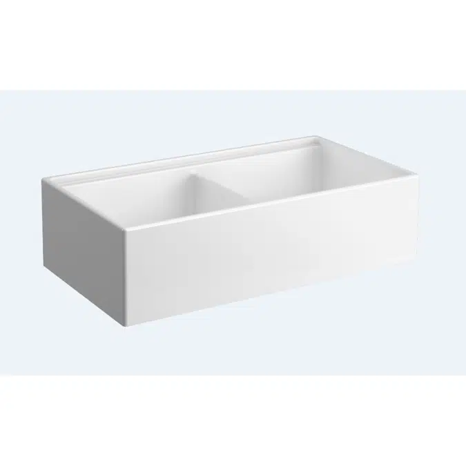 Sink - 37" - Double Bowl Workstation Sink - Symmetric - VitrA