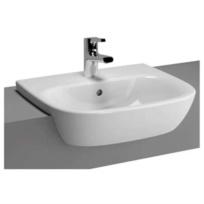 Basin - Semi-Recessed Basin - Zentrum Series - VitrA