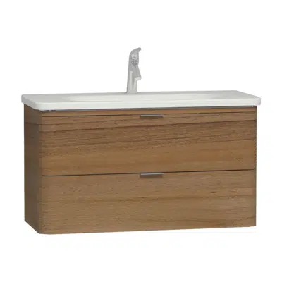 Washbasin Unit - 100cm - With Two Drawer - Nest Trendy Series - VitrA图像