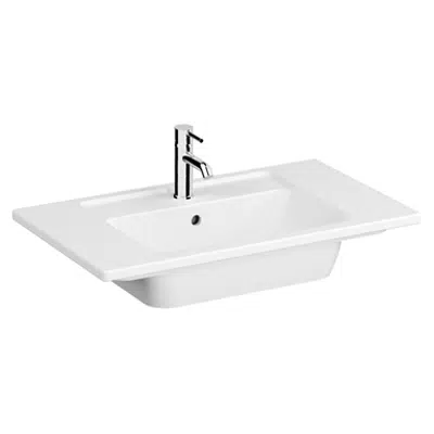 Image for Wash Basin - Vanity Washbasin - 80cm - One Tap Hole - With Overflow Hole - İntegra Series - VitrA