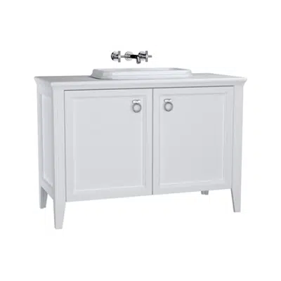 изображение для Washbasin Unit - 120cm - With Doors - With Countertop Washbasin - Valarte Series - VitrA