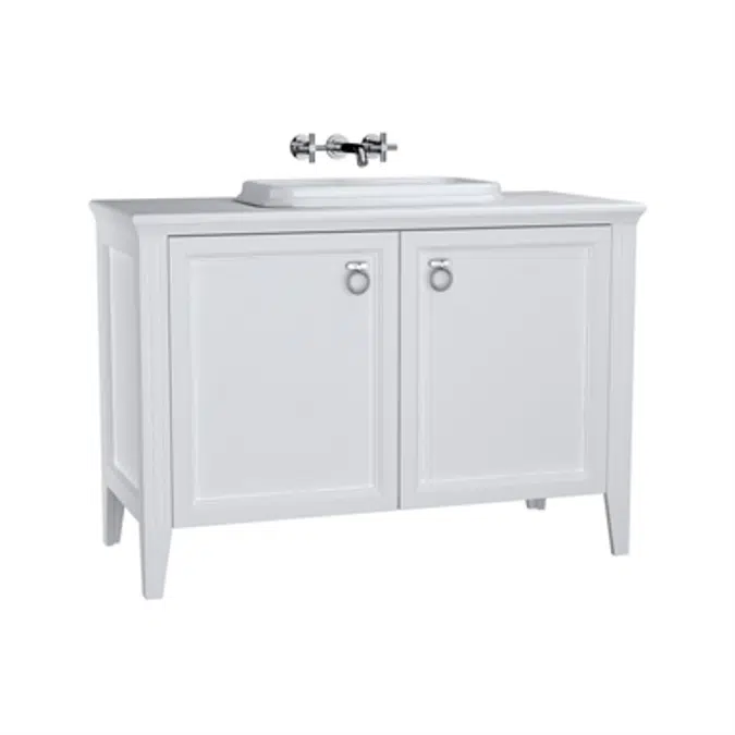 Washbasin Unit - 120cm - With Doors - With Countertop Washbasin - Valarte Series - VitrA