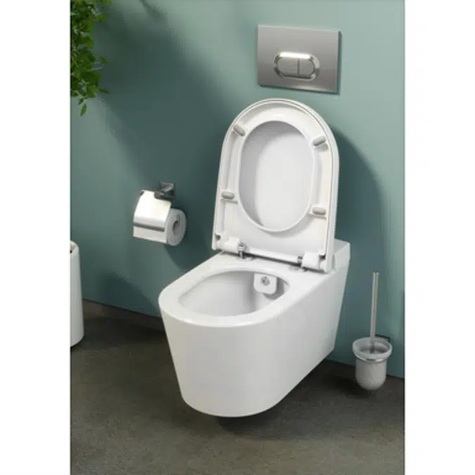 WC Pan - Wall Mounted - 57cm - Nest Series - VitrA