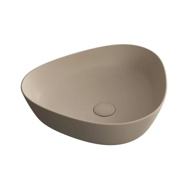 Objetos BIM - ¡Descarga gratis! Wash Basin - Triangular Low Bowl - 45cm ...