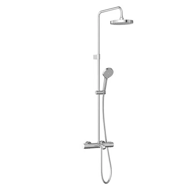 Base Round Shower System
