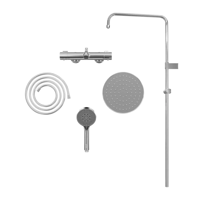 Base Round Shower System