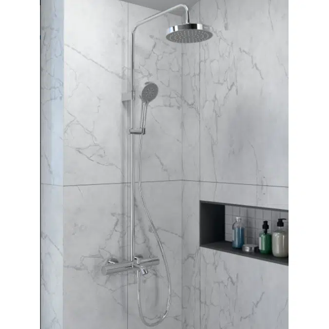 Base Round Shower System