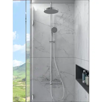 Image for Base Round Shower System