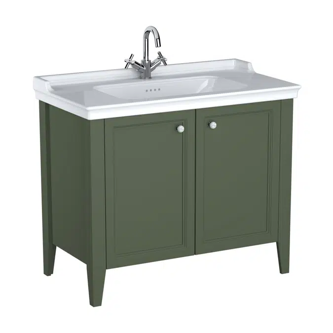 Washbasin Unit - 100cm - With Door - 1 Tap Holes - Valarte Neo Series - VitrA