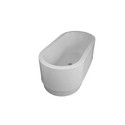 Image for Bathtub - 160x80cm - Oval Duo Soft Bathtub - 4 Life Series - VitrA