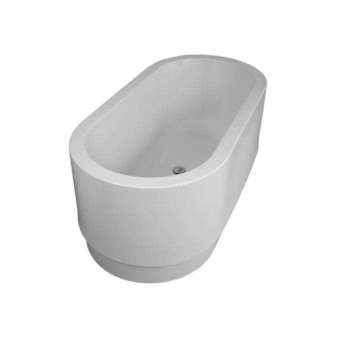 Bathtub - 160x80cm - Oval Duo Soft Bathtub - 4 Life Series - VitrA
