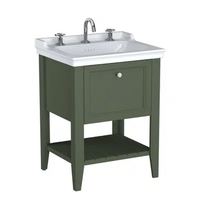 Image for Washbasin Unit - 65cm - With One Drawer - 3 Tap Holes - Valarte Neo Series - VitrA