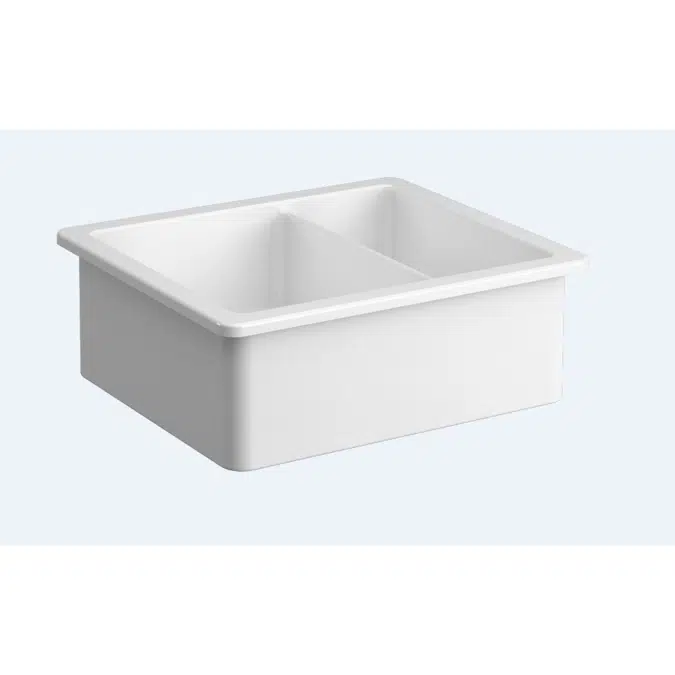 Sink - 22" - Double Bowl Dual Mount Sink - VitrA