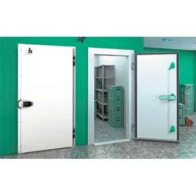 Imagem para Half-Hidden Hinged Single Leaf Door (HSLD H)}