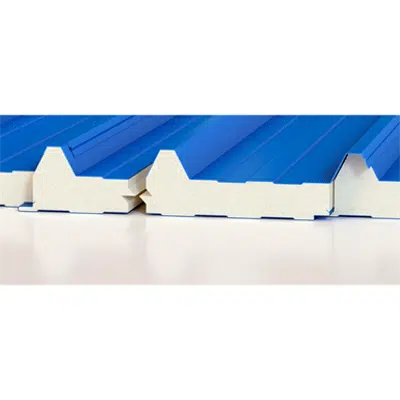 Roof sandwich panels with PIR/PUR core图像